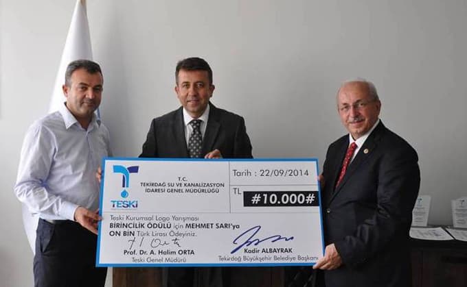 TESKİ Logo Yarışması Birincisi Sakaryalı Öğretmen