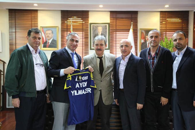 Sakarya Fenerbahçeliler'den Başkan Yılmazer'e ziyaret