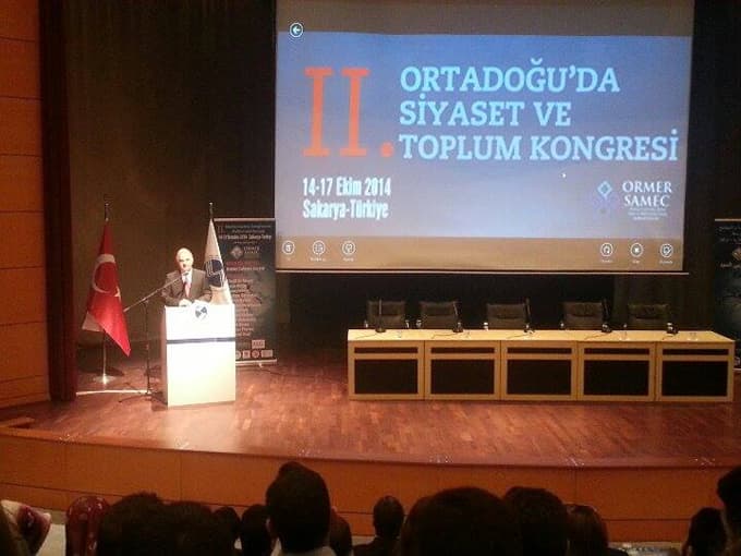 II.Ortadoğu'da Siyaset ve Toplum Kongresi 14-17 Ekim'de