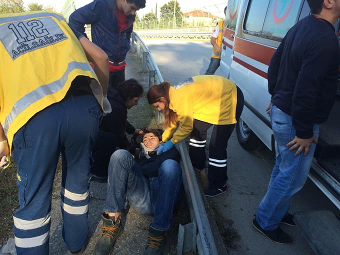 Sapanca'da kaza: 1 yaralı 