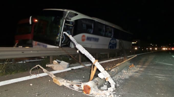 Zincirleme kazada TEM savaş alanına döndü