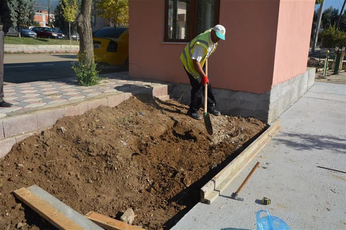 Pamukova Kaymakamlık Parkı çalışmaları devam ediyor