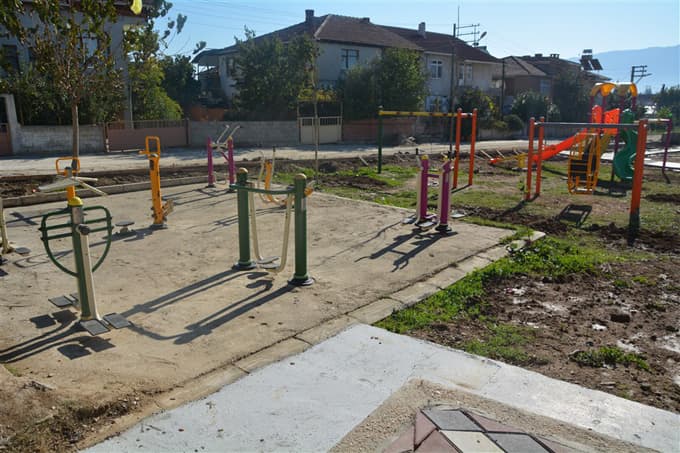Pamukova Kaymakamlık Parkı çalışmaları devam ediyor