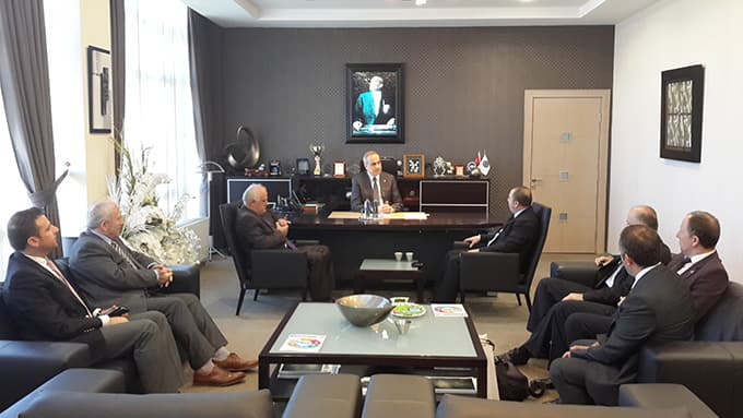 TÜKSİAD'dan SATSO'ya ziyaret