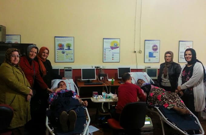 Ak Parti Sapanca kan bağışına destek oldu