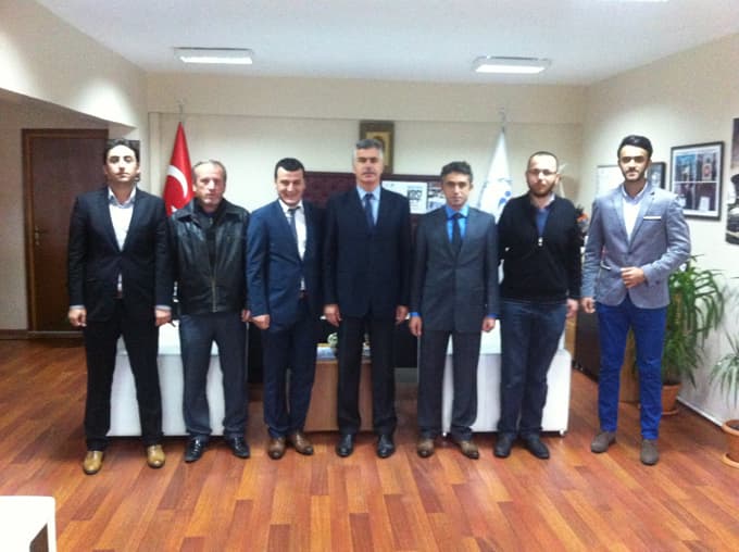 Hacıkışlaspor, İl Spor Müdürü Koşu'yu ziyaret etti