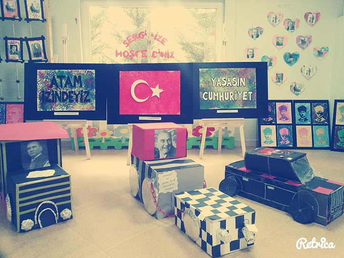 Minikler, Cumhuriyet Bayramı'nı coşkuyla kutladı