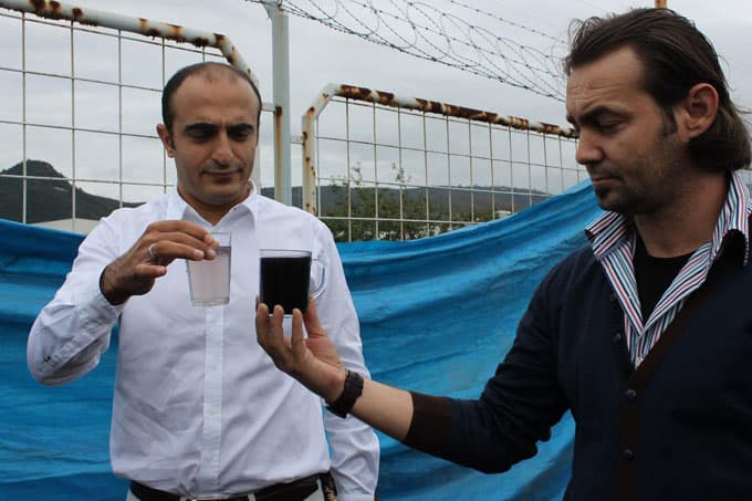 Akyazı ilçesinde fabrikanın çevreyi kirlettiği iddiası 