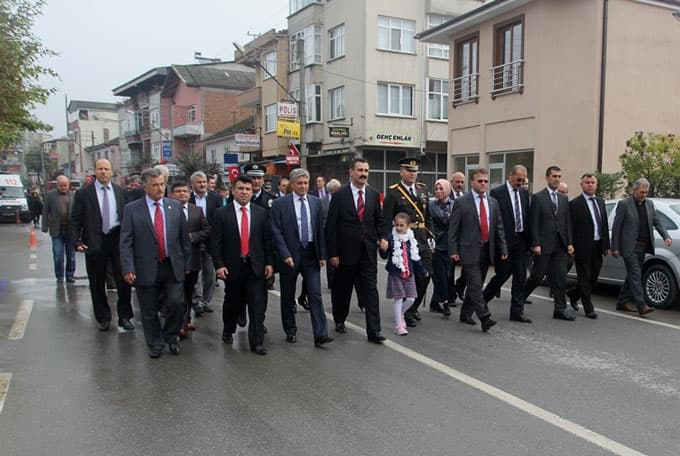 Söğütlü'de 29 Ekim Cumhuriyet Bayramı Töreni