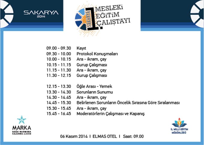 Sakarya 1.Mesleki Eğitim Çalıştayı 