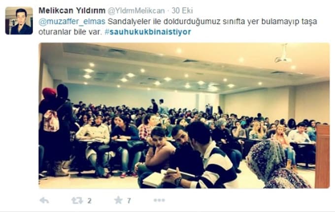 "Rektörüm sınıfta 5 dakikadan sonra oksijen bitiyor"