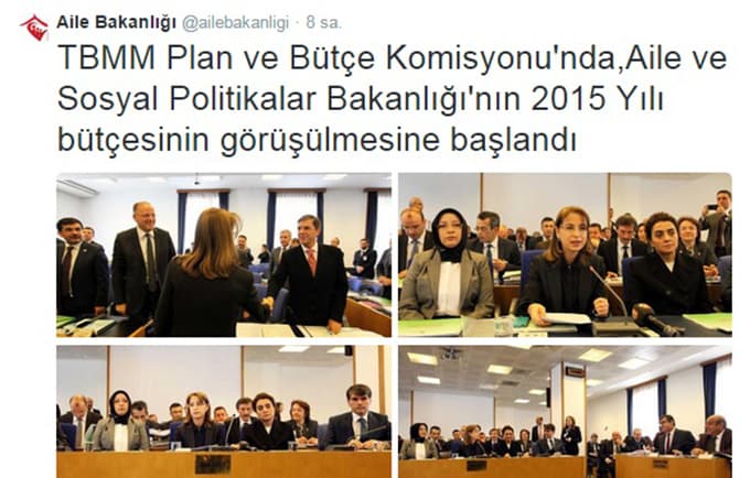 Bakanlığın 2015 yılı bütçe görüşmeleri tamamlandı