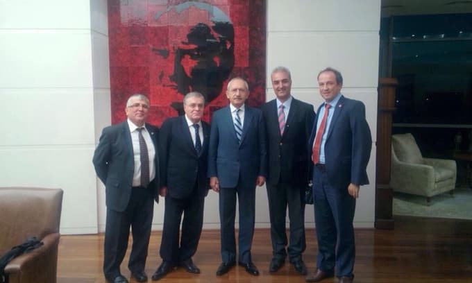 Gürkan Canol Kılıçdaroğlu'nu ziyaret etti