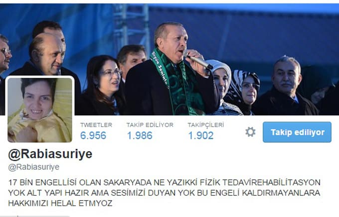 Engelli bayan, Vekil Yavuz'a twitterdan dert yandı