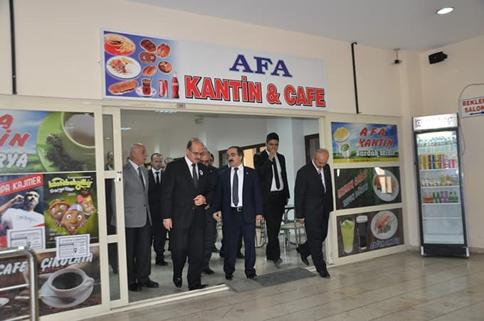 Vali Coş, AFA'da incelemelerde bulundu