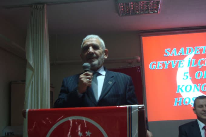 Saadet Partisi Geyve İlçe Kongresi yapıldı