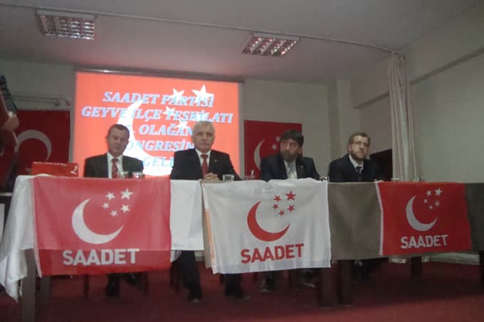 Saadet Partisi Geyve İlçe Kongresi yapıldı