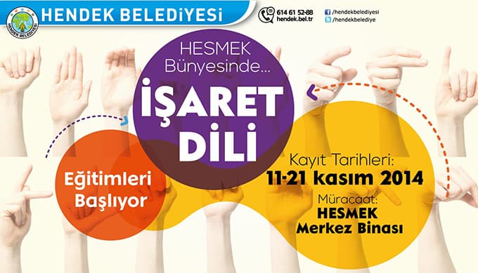 Hendek'te 'İşaret Dili Kursu' açılıyor