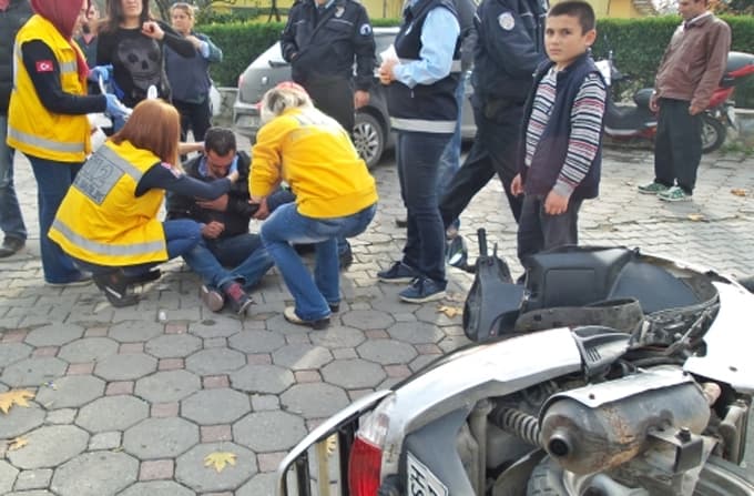 Sapanca'da trafik kazası: 1 yaralı