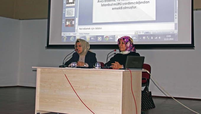 "Bir Kadın Müftü Yardımcısı Portresi" konferansı düzenlendi