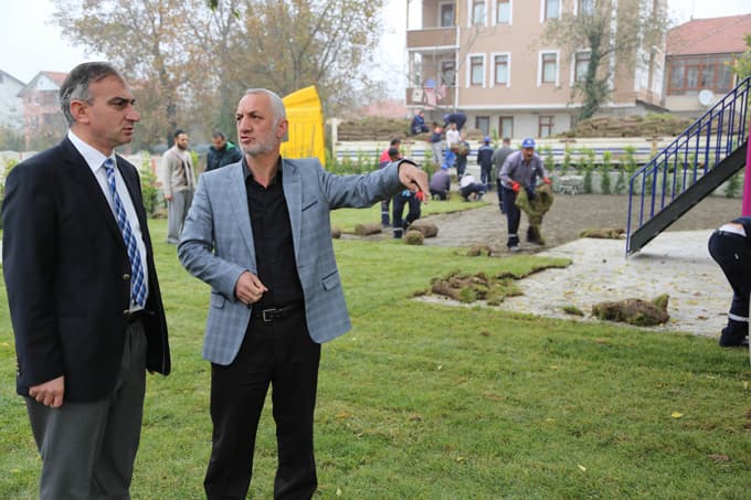 Buhara Camii'sinin etrafında düzenleme yapıldı
