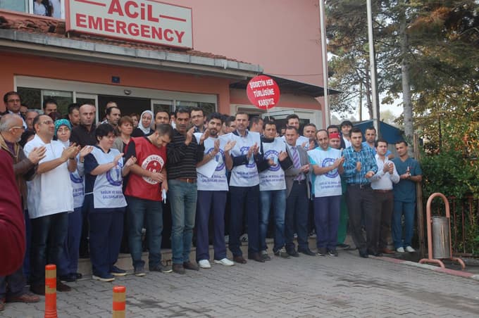 Karasu'da sağlık çalışanının darp edildiği iddiası 