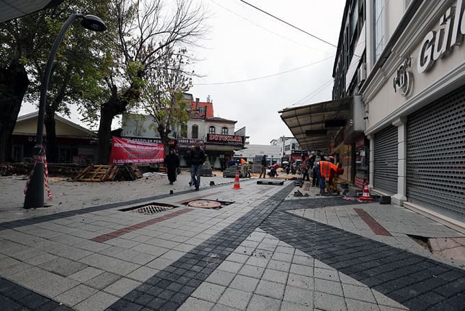 Çarşı daha güzel bir görünüme kavuşuyor