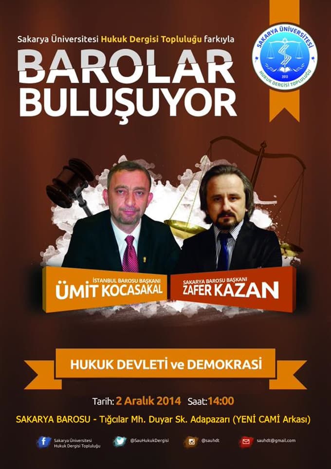Barolar Buluşuyor etkinliğine SAÜ izin vermedi, yeri değişti
