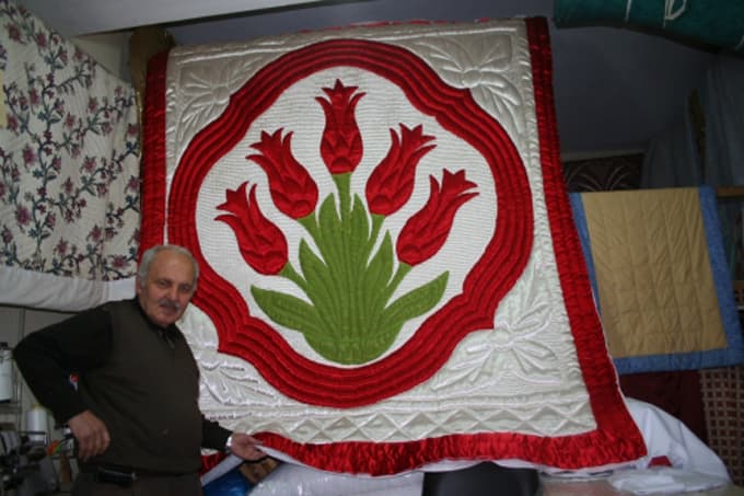 Yorgan niyetine tablovari eserler ortaya çıkarıyor