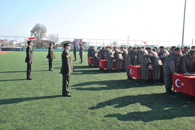 Vali Coş'un katılımıyla yemin töreni...