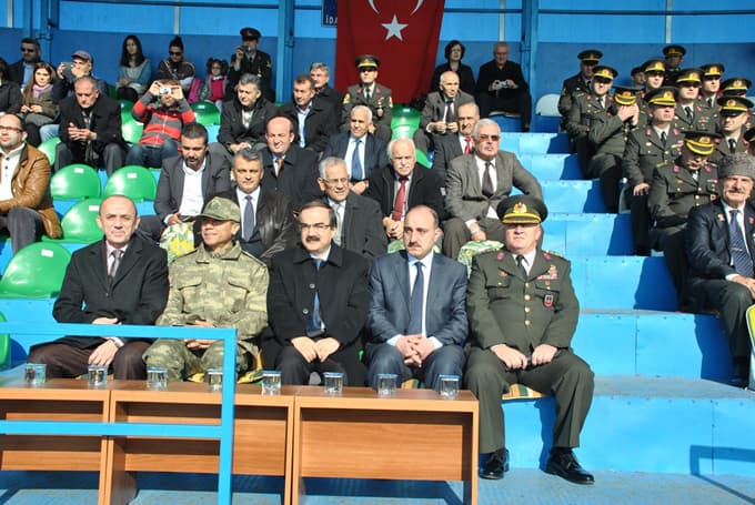 Vali Coş'un katılımıyla yemin töreni...