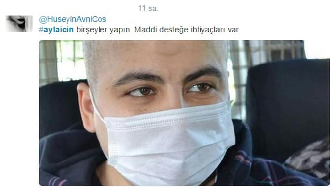 Vali Coş lenfoma hastası Ayla'ya yardım sözü verdi