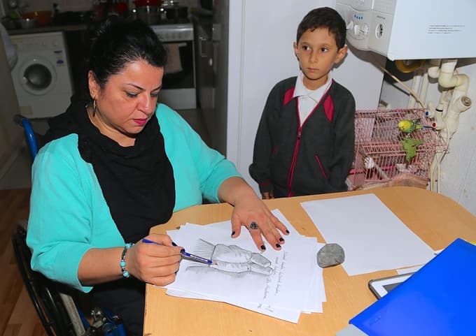 Önce bedensel sonra aile engelini aşıp evlendiler 
