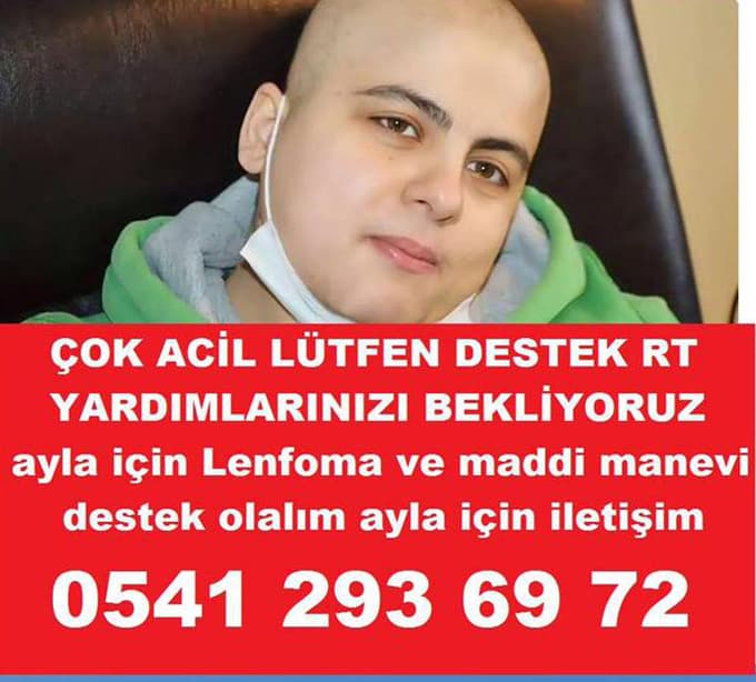 Vali Coş lenfoma hastası Ayla'ya yardım sözü verdi