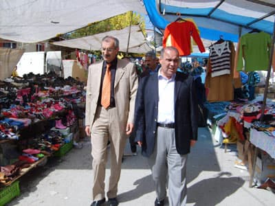 Başkanlar Panayırı Gezdi