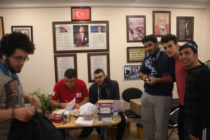 Necip Fazıl Kısakürek Öğrenci Yurdu'ndan kan bağışı