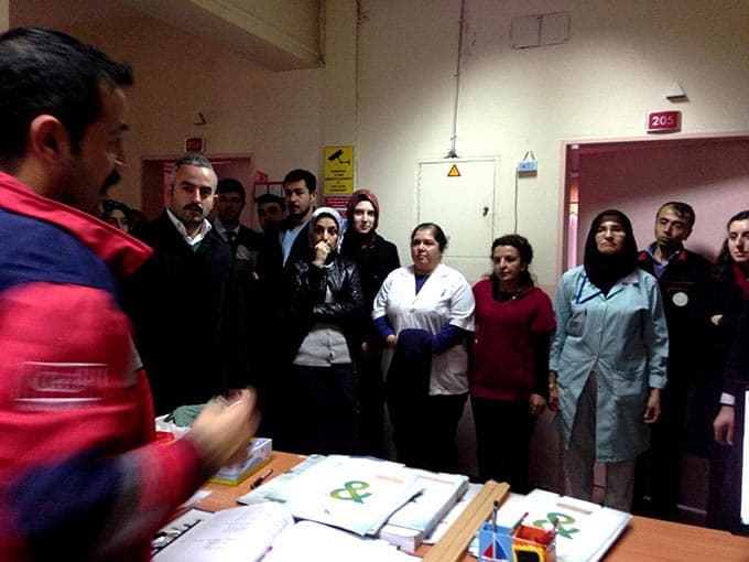 Kaynarca İlçe Hastanesi'nde tatbikat