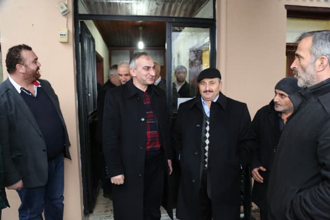 Başkan Yılmazer muhtarla ile biraraya geldi