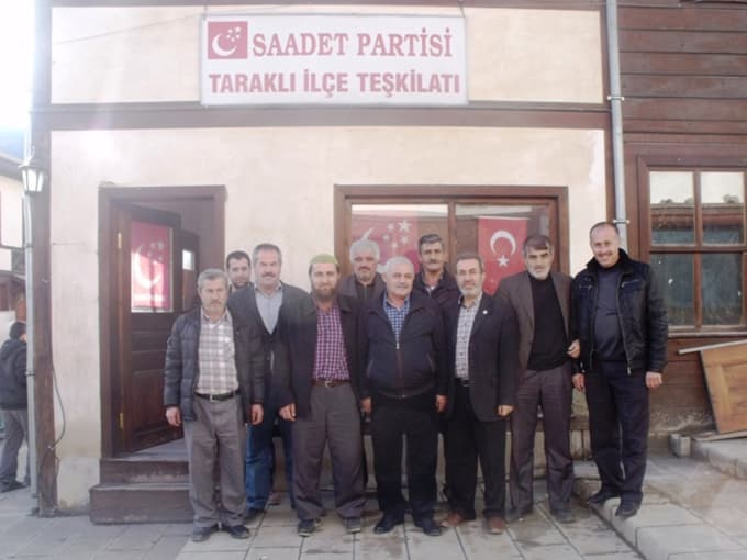 Saadet Partisi Taraklı'da görev dağılımı