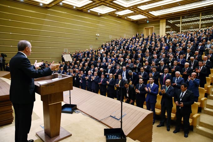 STB Başkanı Cevdet Mete Cumhurbaşkanı Erdoğan ile görüştü