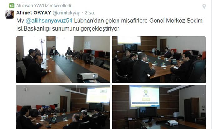 Milletvekili Yavuz Lübnan Heyetini ağırladı
