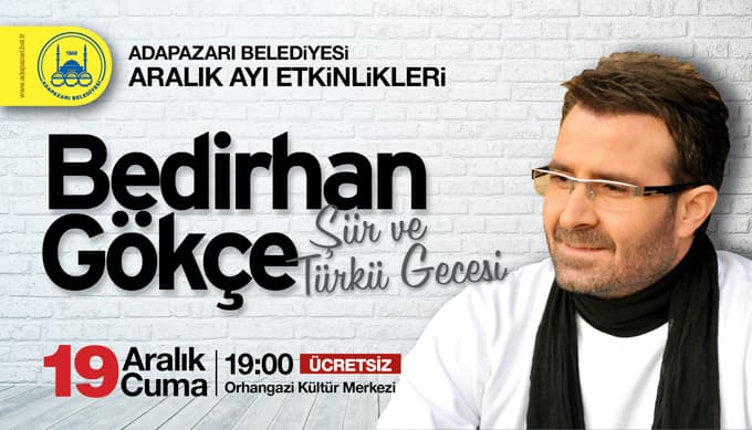 Bedirhan Gökçe Sakarya'ya geliyor

