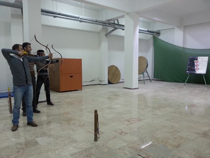 SAÜ Geleneksel Türk Okçuluğu Toplulupu son idmanını yaptı