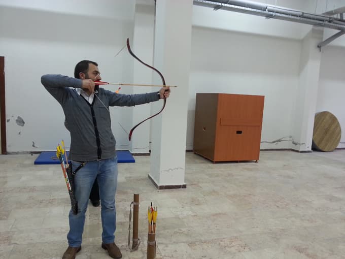 SAÜ Geleneksel Türk Okçuluğu Toplulupu son idmanını yaptı