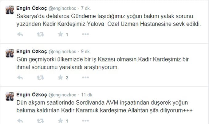 Sakarya'da yüksekten düşen inşaat işçisi yaralandı