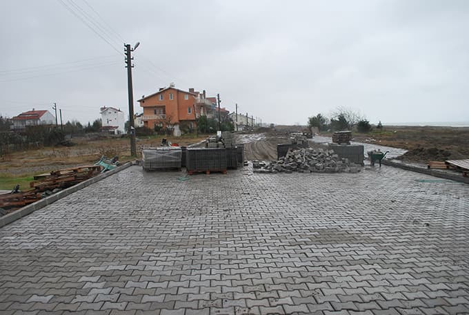 Kocaali sahilde yoğun çalışma