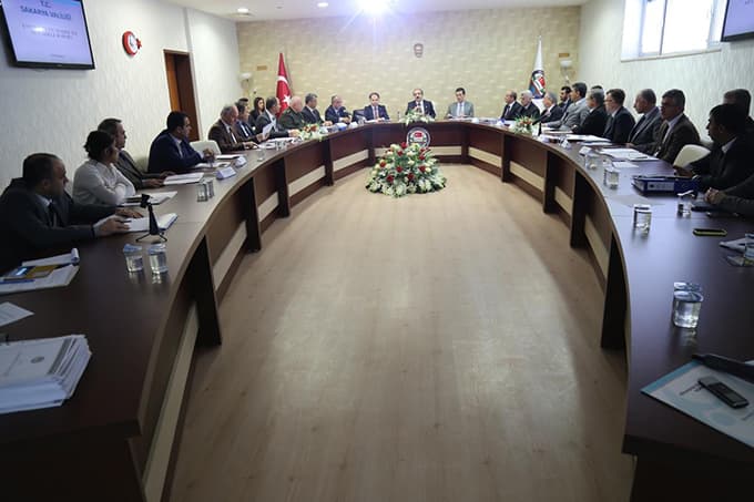 Sakarya'da Uyuşturucuyla Mücadele Komisyon Toplantısı