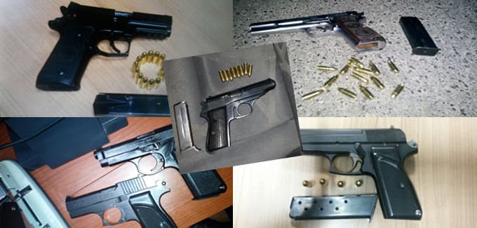 Sakarya'da ruhsatsız tabanca operasyonları gerçekleştirildi