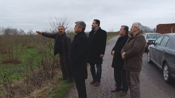 Ekili tarım arazileri sular altında kaldı