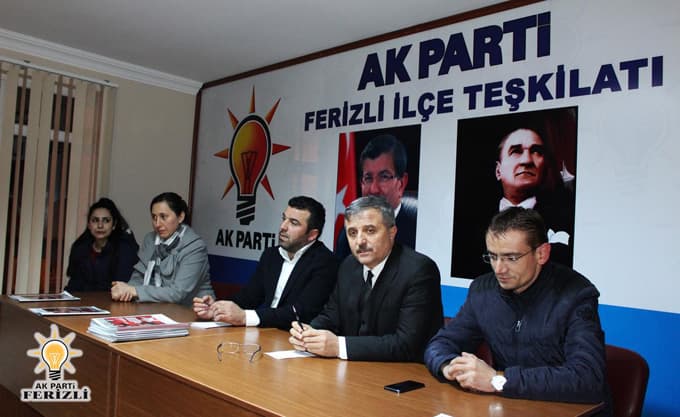 AK Parti Ferizli ilçe teşkilatı yönetim kurulu toplantısı yapıldı